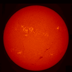 Image of Sun's chromosphere