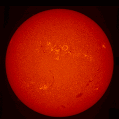 Image of Sun's chromosphere