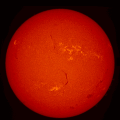 Image of Sun's chromosphere