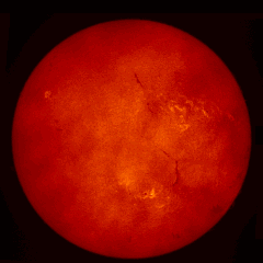 Image of Sun's chromosphere