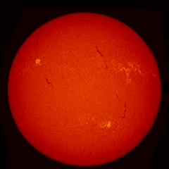 Image of Sun's chromosphere