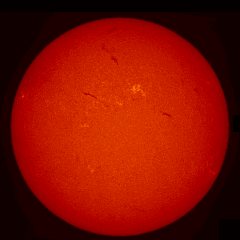 Image of Sun's chromosphere