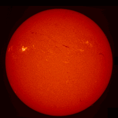 Image of Sun's chromosphere