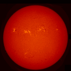 Image of Sun's chromosphere