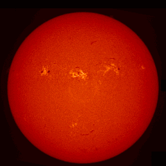 Image of Sun's chromosphere