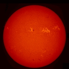 Image of Sun's chromosphere