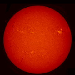 Image of Sun's chromosphere