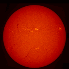 Image of Sun's chromosphere