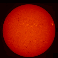 Image of Sun's chromosphere