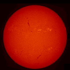 Image of Sun's chromosphere