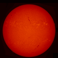 Image of Sun's chromosphere