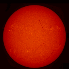 Image of Sun's chromosphere