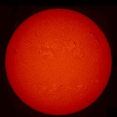 Image of Sun's chromosphere