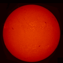 Image of Sun's chromosphere