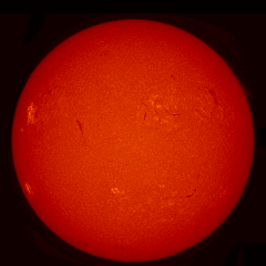 Image of Sun's chromosphere