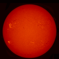 Image of Sun's chromosphere