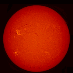 Image of Sun's chromosphere