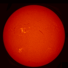 Image of Sun's chromosphere