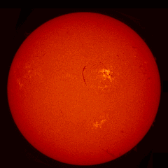 Image of Sun's chromosphere