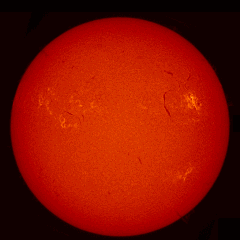 Image of Sun's chromosphere