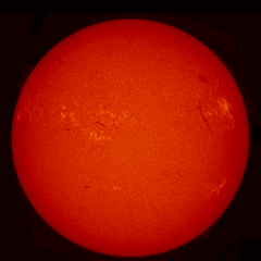 Image of Sun's chromosphere