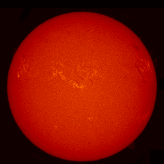 Image of Sun's chromosphere