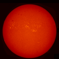 Image of Sun's chromosphere