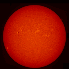 Image of Sun's chromosphere