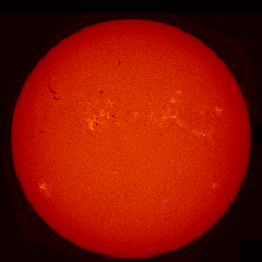 Image of Sun's chromosphere