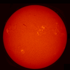 Image of Sun's chromosphere