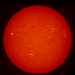 Image of Sun's chromosphere