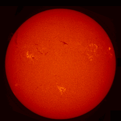 Image of Sun's chromosphere