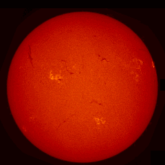 Image of Sun's chromosphere