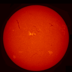 Image of Sun's chromosphere