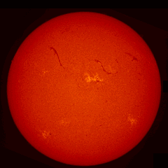 Image of Sun's chromosphere