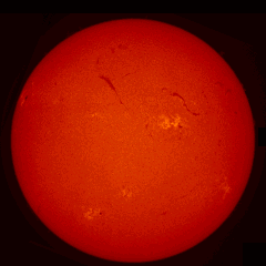 Image of Sun's chromosphere