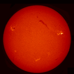 Image of Sun's chromosphere