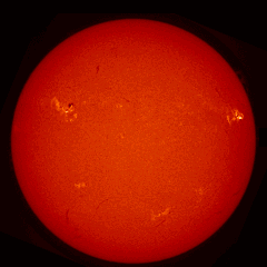 Image of Sun's chromosphere