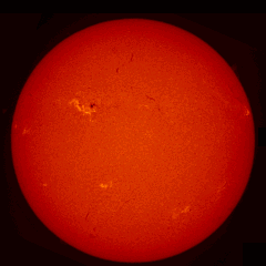 Image of Sun's chromosphere