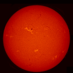 Image of Sun's chromosphere