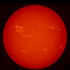 Image of Sun's chromosphere