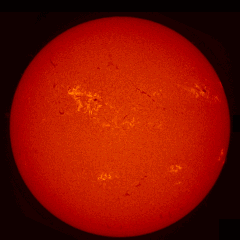 Image of Sun's chromosphere