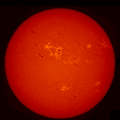 Image of Sun's chromosphere