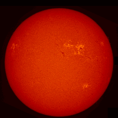 Image of Sun's chromosphere