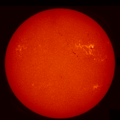 Image of Sun's chromosphere