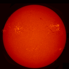 Image of Sun's chromosphere