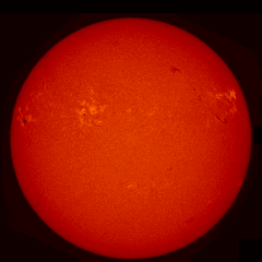 Image of Sun's chromosphere