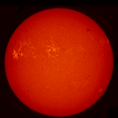 Image of Sun's chromosphere