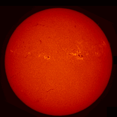 Image of Sun's chromosphere