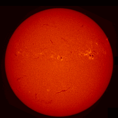 Image of Sun's chromosphere